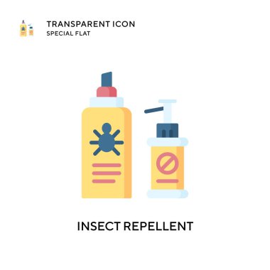 Böcek savar vektör simgesi. Düz çizim. EPS 10 vektörü.