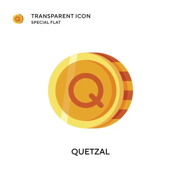 Εικονίδιο Διάνυσμα Quetzal Επίπεδη Απεικόνιση Στυλ Διανυσματικό Eps — Διανυσματικό Αρχείο