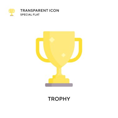 Ödül vektör simgesi. Düz çizim. EPS 10 vektörü.