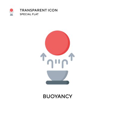 Yüzdürme vektör simgesi. Düz çizim. EPS 10 vektörü.