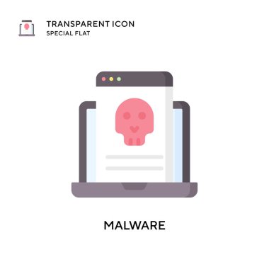 Yazılım vektör simgesi. Düz çizim. EPS 10 vektörü.