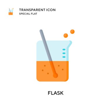 Matara vektör ikonu. Düz çizim. EPS 10 vektörü.