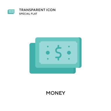 Para vektör simgesi. Düz çizim. EPS 10 vektörü.