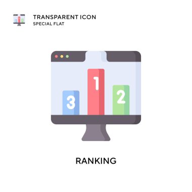 Vektör ikonu sıralanıyor. Düz çizim. EPS 10 vektörü.