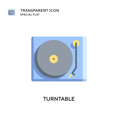Döndürülebilir vektör simgesi. Düz çizim. EPS 10 vektörü.