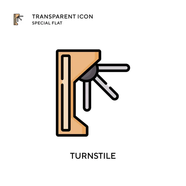 Турнікет Векторна Піктограма Ілюстрація Плоского Стилю Вектор Eps — стоковий вектор
