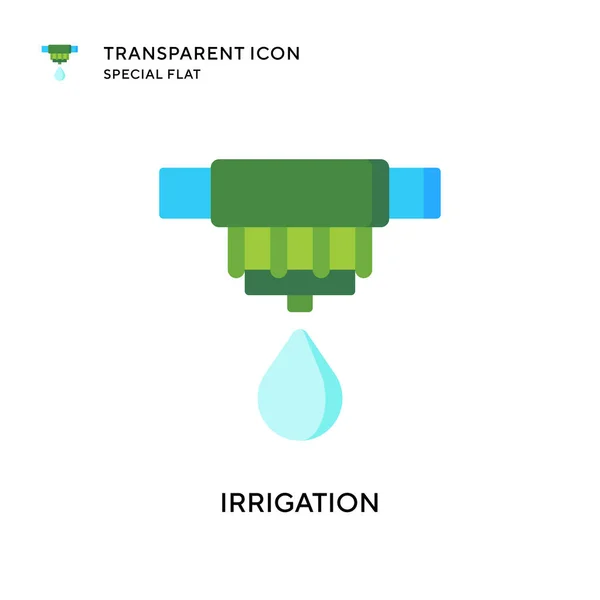 Irrigation Vector Icon Flat Style Illustration Eps Vector — Stock Vector