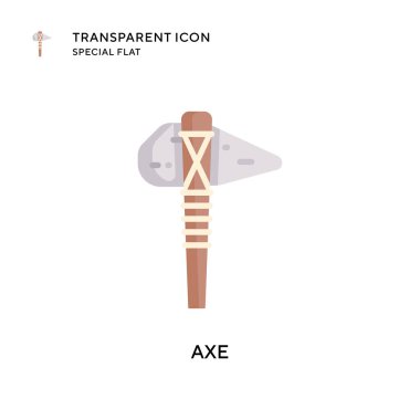 Axe vektör simgesi. Düz çizim. EPS 10 vektörü.