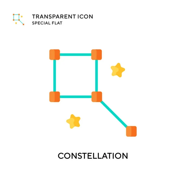 Icône Vectorielle Constellation Illustration Style Plat Vecteur Eps — Image vectorielle