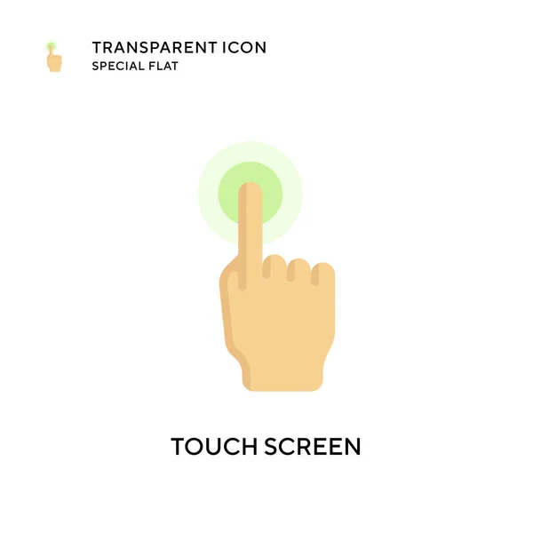 Touchscreen Vektorsymbol Flache Illustration Eps Vektor — Stockvektor