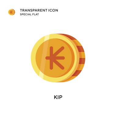 Kip vektör simgesi. Düz çizim. EPS 10 vektörü.