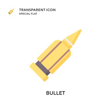 Kurşun vektör ikonu. Düz çizim. EPS 10 vektörü.