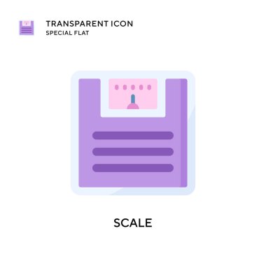 Vektör simgesini ölçekle. Düz çizim. EPS 10 vektörü.