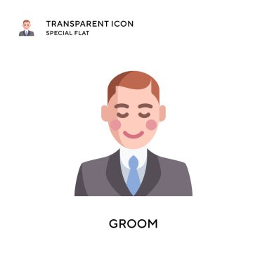 Damat vektör simgesi. Düz çizim. EPS 10 vektörü.