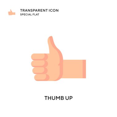 Vektör simgesini parmakla. Düz çizim. EPS 10 vektörü.