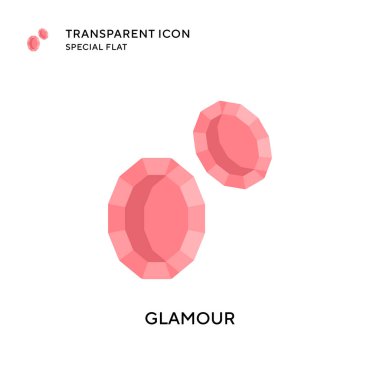 Cazibe vektör simgesi. Düz çizim. EPS 10 vektörü.