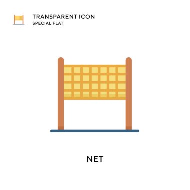 Ağ vektör simgesi. Düz çizim. EPS 10 vektörü.