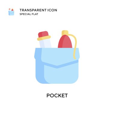 Cep vektör simgesi. Düz çizim. EPS 10 vektörü.