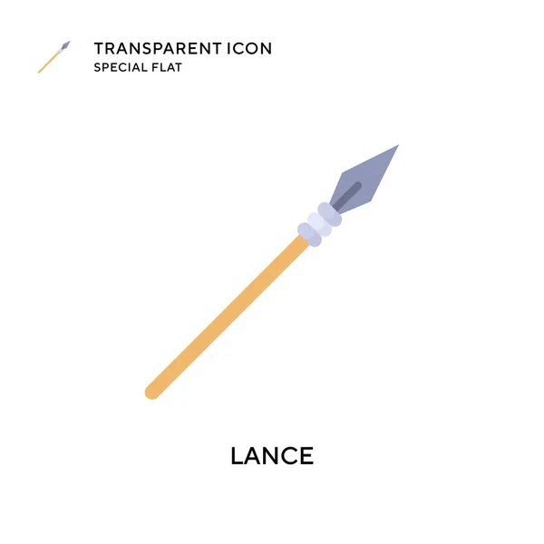 Lance vector icon. Flat style illustration. EPS 10 vector. — Stock Illustration Lance Vector Icon Flat Style Illustration Eps Vector Vector Graphics