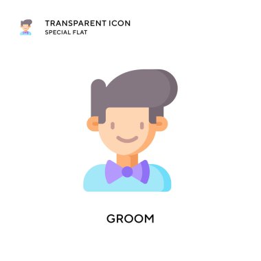 Damat vektör simgesi. Düz çizim. EPS 10 vektörü.