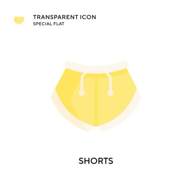 Kısa vektör simgesi. Düz çizim. EPS 10 vektörü.