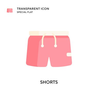 Kısa vektör simgesi. Düz çizim. EPS 10 vektörü.