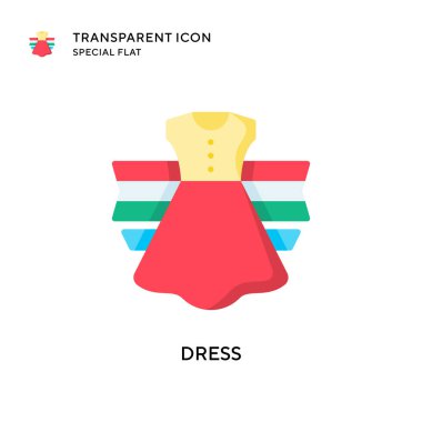 Vektör simgesini giyin. Düz çizim. EPS 10 vektörü.