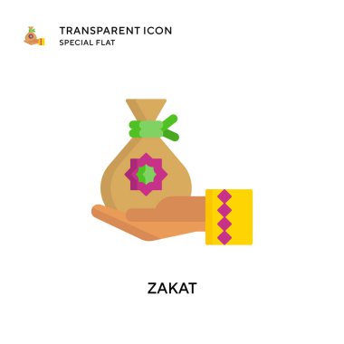 Zeka vektör simgesi. Düz çizim. EPS 10 vektörü.