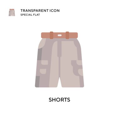 Kısa vektör simgesi. Düz çizim. EPS 10 vektörü.