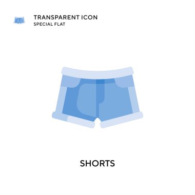 Kısa vektör simgesi. Düz çizim. EPS 10 vektörü.