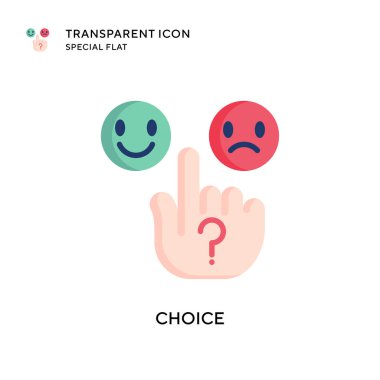 Seçim vektör simgesi. Düz çizim. EPS 10 vektörü.