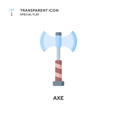 Axe vektör simgesi. Düz çizim. EPS 10 vektörü.