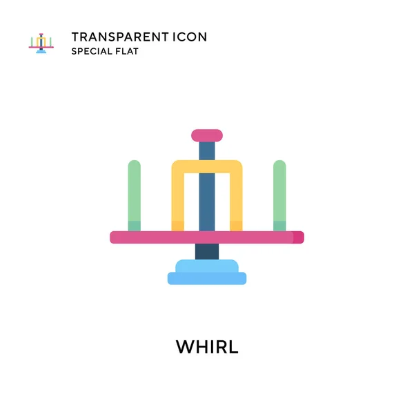 Векторна Піктограма Whirl Ілюстрація Плоского Стилю Вектор Eps — стоковий вектор