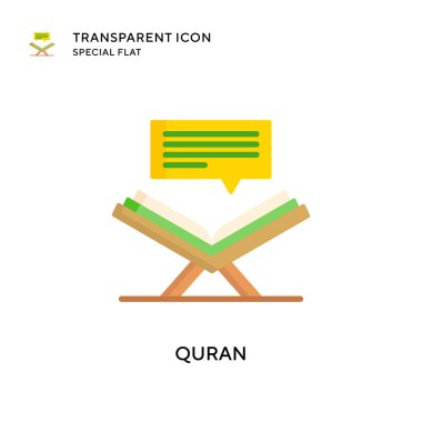 Kuran vektör simgesi. Düz çizim. EPS 10 vektörü.