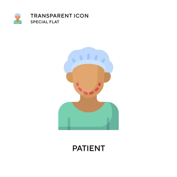 Patientenvektorsymbol Flache Illustration Eps Vektor — Stockvektor