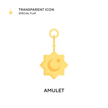 Tılsım vektör simgesi. Düz çizim. EPS 10 vektörü.