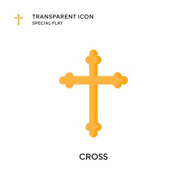 Vektör simgesi çapraz. Düz çizim. EPS 10 vektörü.