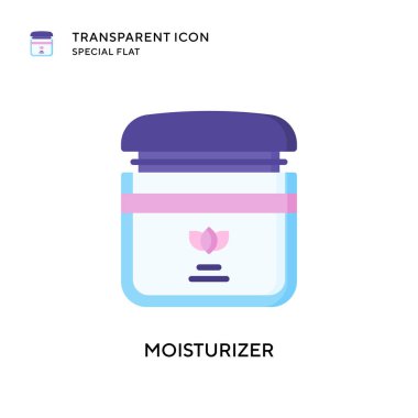 Nemlendirici vektör simgesi. Düz çizim. EPS 10 vektörü.