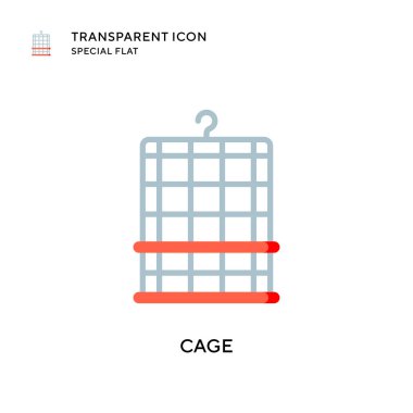 Kafes vektör simgesi. Düz çizim. EPS 10 vektörü.