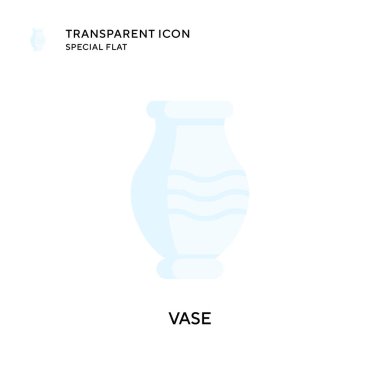 Vazo vektör simgesi. Düz çizim. EPS 10 vektörü.