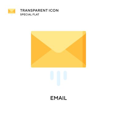 E- posta vektör simgesi. Düz çizim. EPS 10 vektörü.