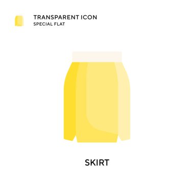 Etek vektör simgesi. Düz çizim. EPS 10 vektörü.