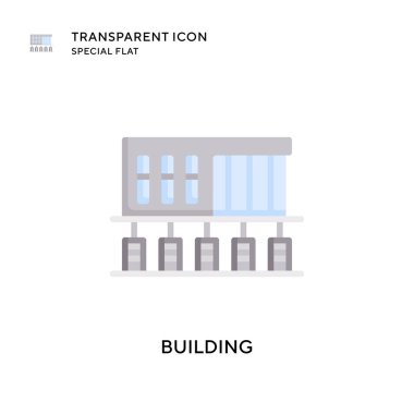 Vektör simgesi oluşturuluyor. Düz çizim. EPS 10 vektörü.