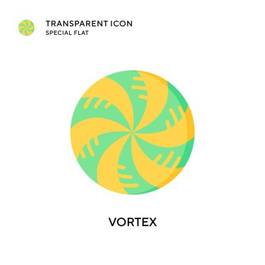 Girdap vektör simgesi. Düz çizim. EPS 10 vektörü.