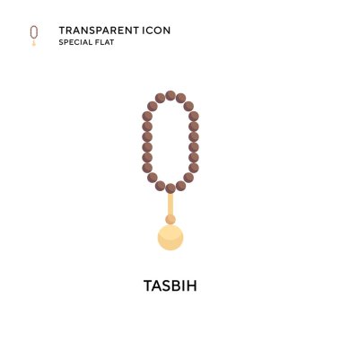 Tasbih vektör simgesi. Düz çizim. EPS 10 vektörü.