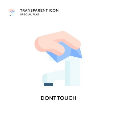 Vektör simgesine dokunma. Düz çizim. EPS 10 vektörü.