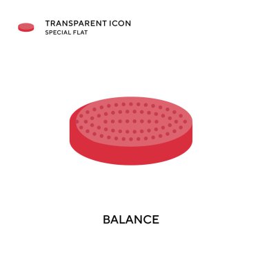 Denge vektör simgesi. Düz çizim. EPS 10 vektörü.