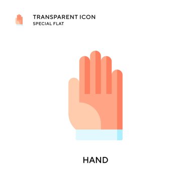 El vektör simgesi. Düz çizim. EPS 10 vektörü.