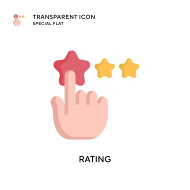 Beğeni vektörü simgesi. Düz çizim. EPS 10 vektörü.