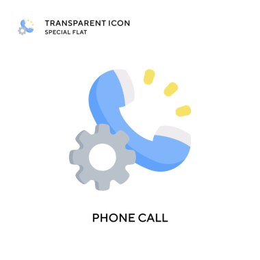 Arama vektör simgesi. Düz çizim. EPS 10 vektörü.